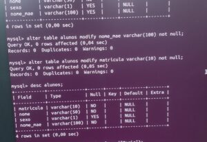 Eu vou Criar banco de dados no MySql