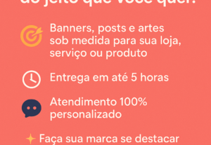 Eu vou fazer Artes e designs sob medida para destacar seu ne...