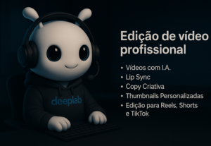 Eu vou editar seu vídeo com qualidade profissional rápido