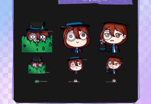 Eu vou desenhar três emotes pro seu youtube ou twitch