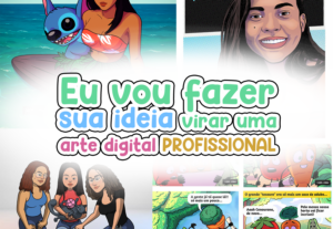 Eu vou fazer sua ideia virar uma arte digital profissional