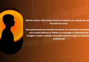 Eu vou Editar seus vídeos com estilo e qualidade.