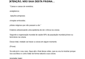 Eu vou escrever uma Copy Persuasiva para VSL