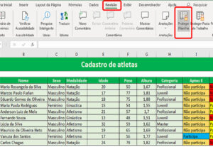 Eu vou criar, modificar ou digitar uma planilha no Excel.