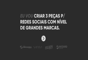 Eu vou criar 3 peças p/ redes sociais de nível profissional