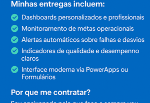 Eu vou criar o dashboard que seu negócio precisa