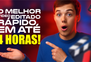 Eu vou editar seu vídeo para Instagram ou Youtube em ate 4h.