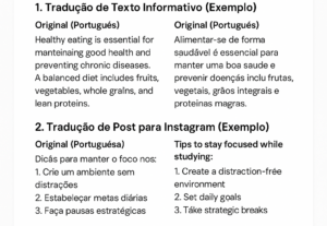 Eu vou traduzir seu conteúdo para qualquer idioma