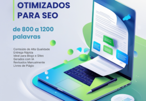 Eu vou Criar 5 artigos de 800 a 1200 Palavras
