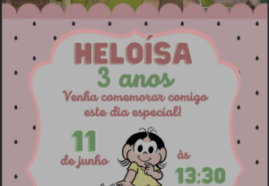 Eu vou Criar um convite bem animado  e chama tipo
