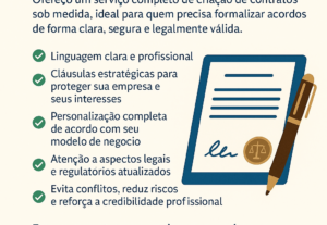 Eu vou elaborar contratos seguros e personalizados