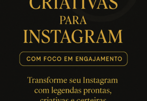 Eu vou fazer 5 legendas criativas e prontas para Instagram
