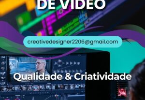 Eu vou editar seus videos profissionalmente