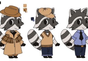 Eu vou fazer uma arte com cores simples do seu personagem