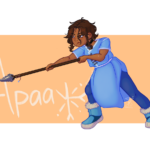 Eu vou fazer uma arte renderizada seu personagem