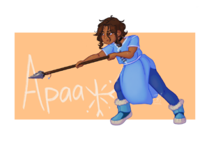 Eu vou fazer uma arte renderizada seu personagem