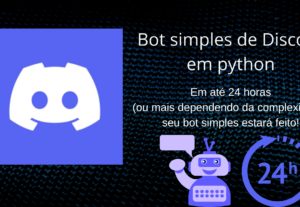 Eu vou criar um bot simples de Discord