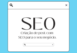 Eu vou criar post para Blog com SEO