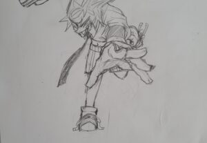 Eu vou desenhar personagens pra você