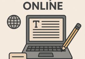 Eu vou fazer traduções, redações, correções, digitalização