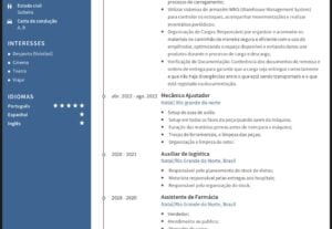 Eu vou criar um currículo atrativo