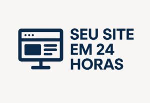 Eu vou fazer um site para você em 24 horas