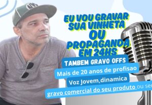 Eu vou fazer sua vinheta,offs,vsl em 24hs