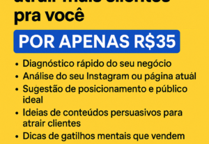 Eu vou criar uma estratégia de marketing poderosa para você