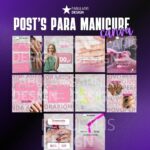Eu vou fazer 10 modelos de post para redes socias pelo canva