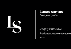 Eu vou Fazer seu cartão de visita com design personalizado