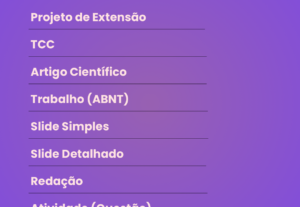 Eu vou te ajudar com seus trabalhos acadêmicos