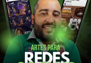 Eu vou criar 2 artes para suas redes sociais
