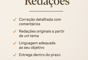 Eu vou corrigir e fazer Redações com Qualidade e Clareza