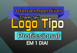 Eu vou Fazer o Logo Tipo Profissional Para Sua Loja em 1 Dia
