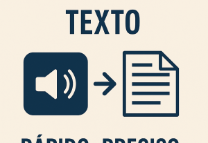 Eu vou fazer Transcrição Áudio para Texto