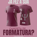 Eu vou fazer a arte da sua camiseta de formatura