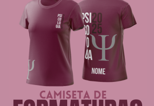 Eu vou fazer a arte da sua camiseta de formatura