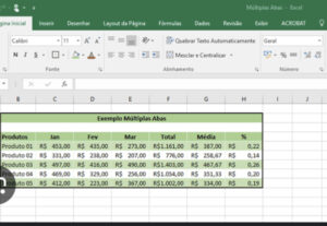 Eu vou fazer planilhas de Excel