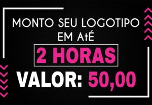 Eu vou fazer seu logotipo em até 2 horas