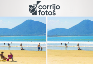 Eu vou corrigir fotos e remover pessoas ou objetos