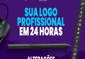 Eu vou Fazer sua logotipo profissional em 24horas