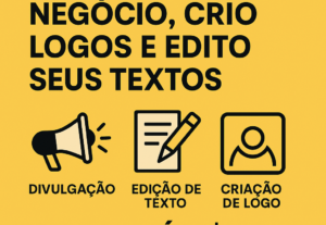 Eu vou Promover o seu negócio com criatividade
