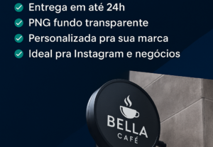 Eu vou criar logo profissional com entrega em 24h
