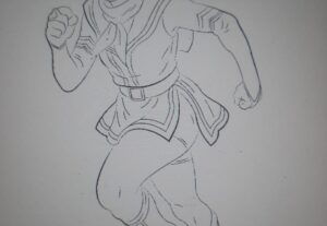 Eu vou digitalizar o seu desenho feito a mão