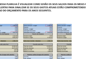 Eu vou criar sua planilha de orçamento doméstico.