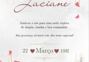 Eu vou fazer seu convite ser inesquecível