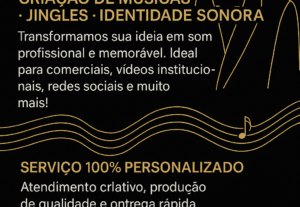 Eu vou Personalizar/criar música para você