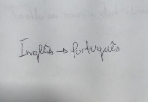 Eu vou traduzir textos do inglês e espanhol para portguês