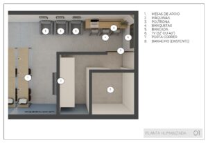 Eu vou fazer seu projeto de arquitetura de interiores.