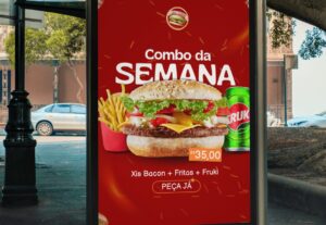 Eu vou criar artes profissionais para sua hamburgueria